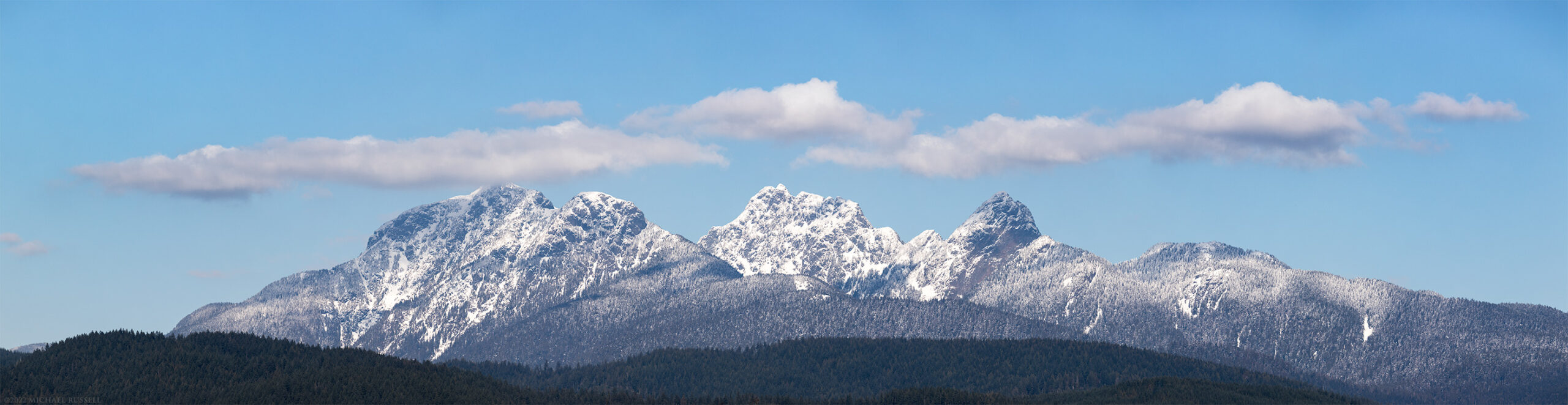 Golden Ears with some fresh late winter snow
